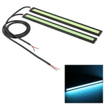 2 PCS 6W*2 DRL Barra luminosa a LED Sorgente luminosa per auto Luci di marcia diurna impermeabili, DC 12V, NCD-17BK Blue Light, NCD-17BK ICE Blue Light