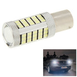 2 PCS 1156/BA15S 3W Bianco 66 LED SMD 2835 Luce freno per veicoli, DC 12V, 1156