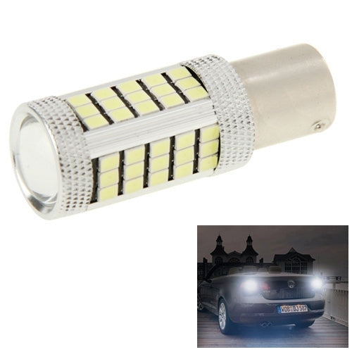 2 PCS 1156/BA15S 3W Bianco 66 LED SMD 2835 Luce freno per veicoli, DC 12V, 1156