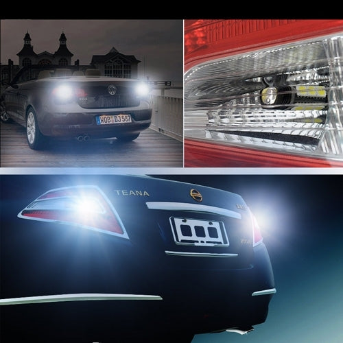 T10 4W Bianco 200LM 10 LED SMD 5730 Lampadina per luce di retromarcia di riserva per indicatori di direzione per veicoli, DC 12V, T10