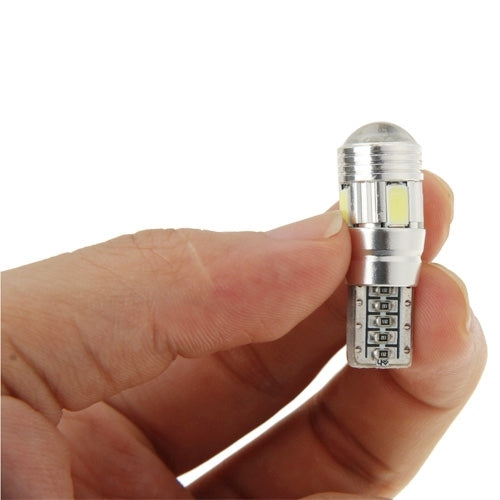 T10 2W Bianco 130LM 6 LED SMD 5730 Lampadina per luci di retromarcia di riserva per veicoli, DC 12V, T10 2W