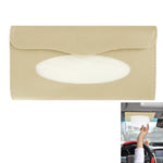 Elegante scatola dispenser per porta carta velina in pelle PU per aletta parasole, Car Sun Visor Tissue Box, Black, Grey