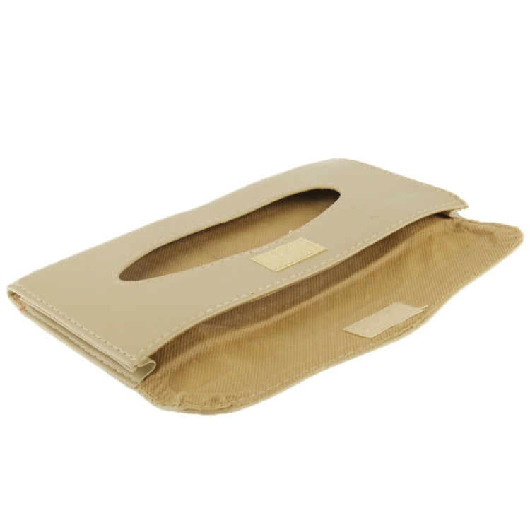Elegante scatola dispenser per porta carta velina in pelle PU per aletta parasole, Car Sun Visor Tissue Box, Black, Grey