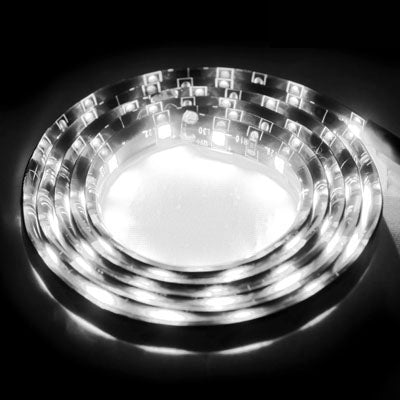 Striscia luminosa LED impermeabile 1m 12V per auto e moto