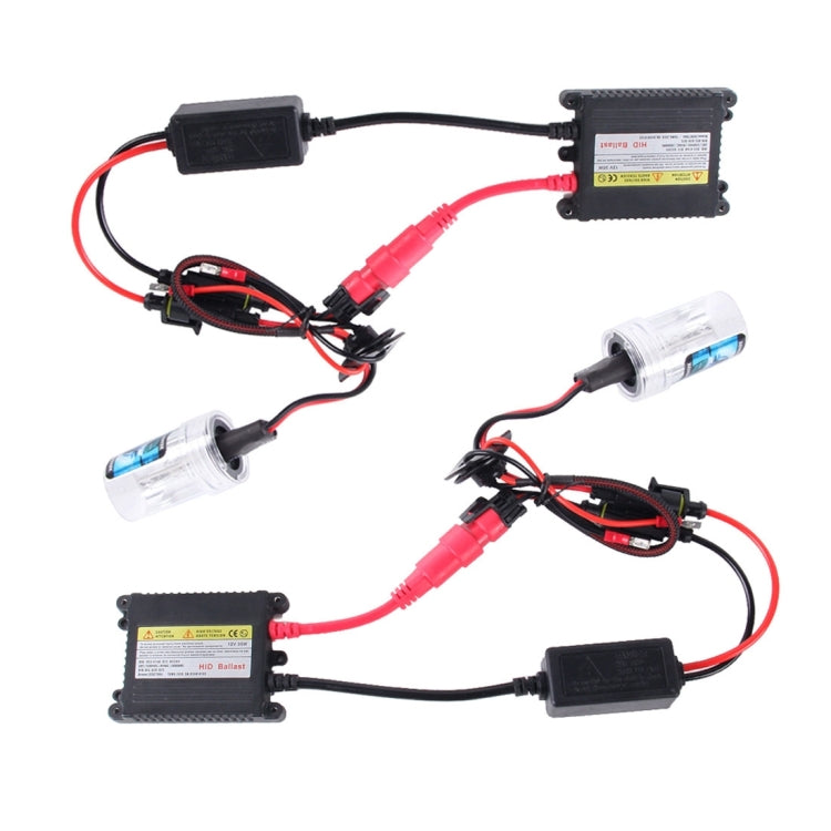 DC12V 35W 2x H7 Slim HID Xenon, lampada a scarica ad alta intensità, H7, Color Temperature: 8000K, H7, Color Temperature: 6000K