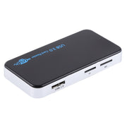 Lettore di schede USB 3.0, super velocità 5 Gbps, supporto scheda CF / SD / TF / M2 / XD / MS, guscio in plastica