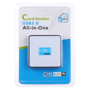 Lettore di schede USB 3.0 All-in-1, super velocità 5 Gbps, supporto scheda CF/SD/TF/M2/XD