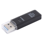 Lettore di schede USB 3.0 2 in 1, super velocità 5 Gbps, supporto scheda SD/scheda TF