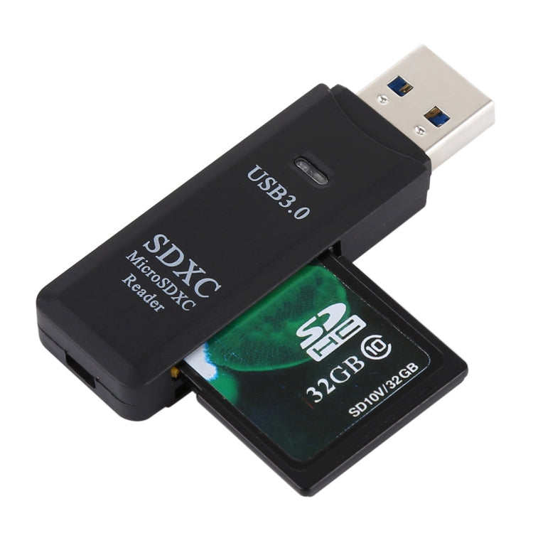 Lettore di schede USB 3.0 2 in 1, super velocità 5 Gbps, supporto scheda SD/scheda TF