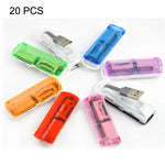 Lettore multischeda USB 2.0, supporta schede SD/MMC, MS, TF, M2