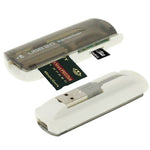 Lettore multischeda USB 2.0, supporta schede SD/MMC, MS, TF, M2