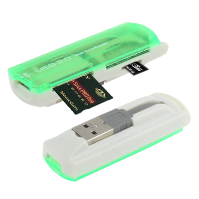 Lettore multischeda USB 2.0, supporta schede SD/MMC, MS, TF, M2