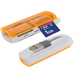 Lettore multischeda USB 2.0, supporta schede SD/MMC, MS, TF, M2