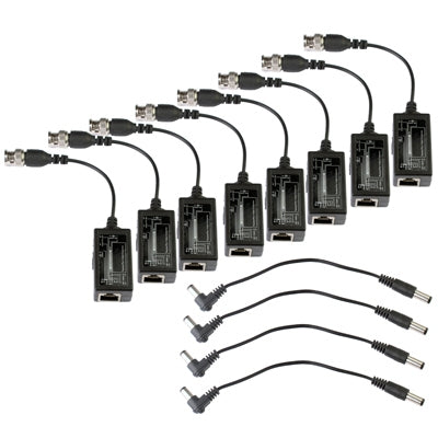 Apparecchiatura CCTV Telecamera Ricetrasmettitore video balun BNC
