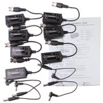 Apparecchiatura CCTV Telecamera Ricetrasmettitore video balun BNC