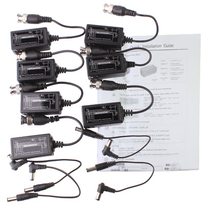 Apparecchiatura CCTV Telecamera Ricetrasmettitore video balun BNC