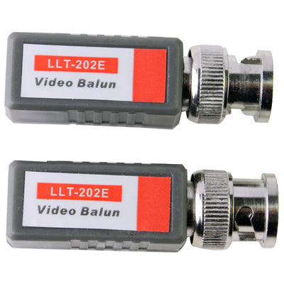 2 ricetrasmettitori video passivi Balun UTP BNC Cat5 a 1 canale, X202E