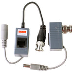 Ricetrasmettitore Balun UTP video audio alimentazione CCTV