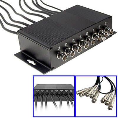 Protezione sovratensione CCTV BNC 8 canali CoaxJK V8