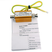 Scaricatore di protezione da sovratensione per cavo video coassiale, Coaxial Cable