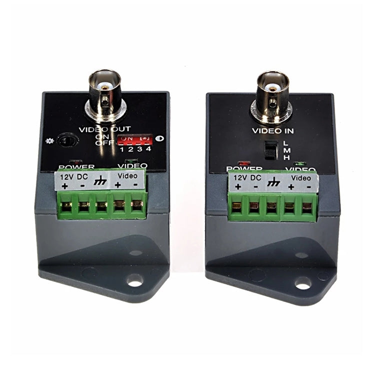 Trasmettitore e ricevitore video balun attivo CCTV UTP Twisted Pair, 351TR