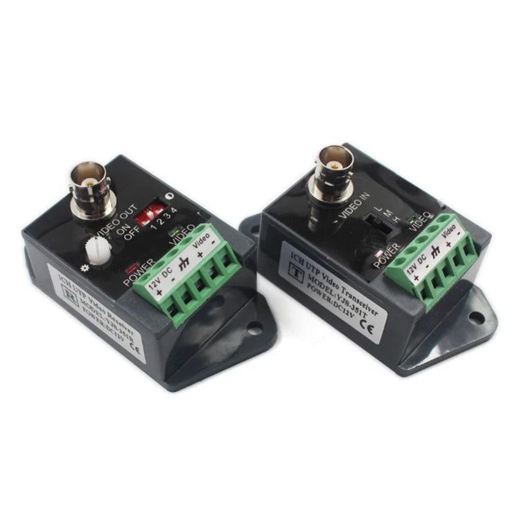 Trasmettitore e ricevitore video balun attivo CCTV UTP