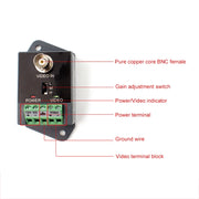 Trasmettitore e ricevitore video balun attivo CCTV UTP Twisted Pair, 351TR