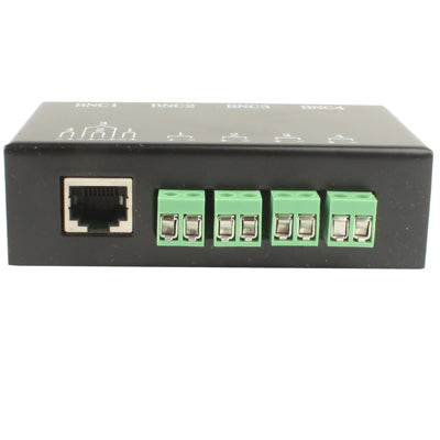 Ricetrasmettitore balun video passivo BNC a RJ45 UTP 4 canali
