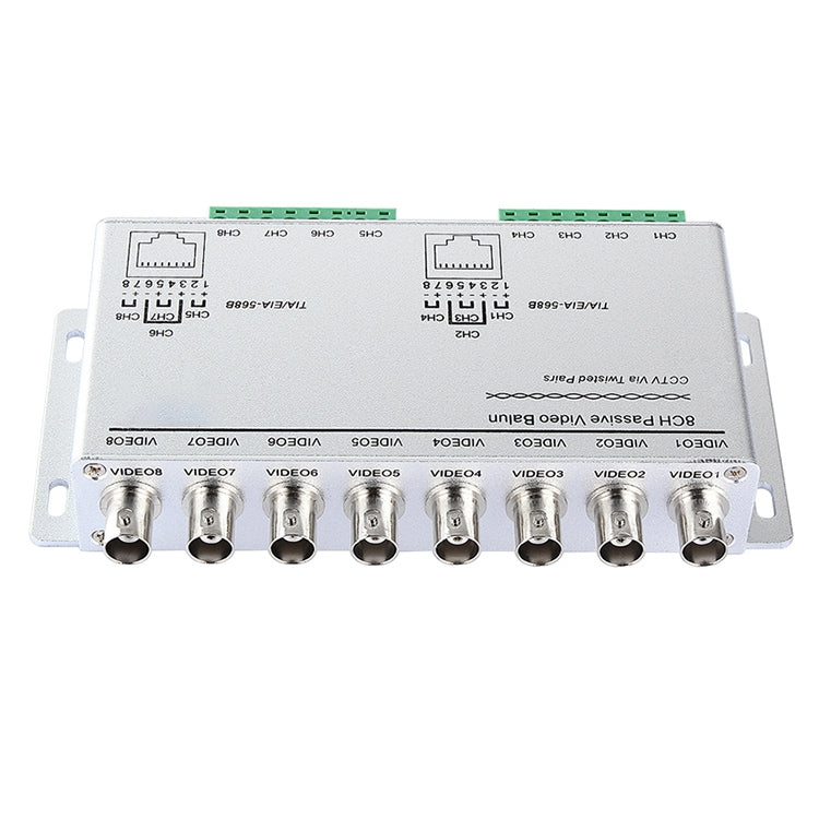 Balun video UTP passivo a 8 canali per videosorveglianza