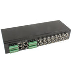 Ricetrasmettitore video UTP passivo da 16 canali con montaggio su rack per CCTV