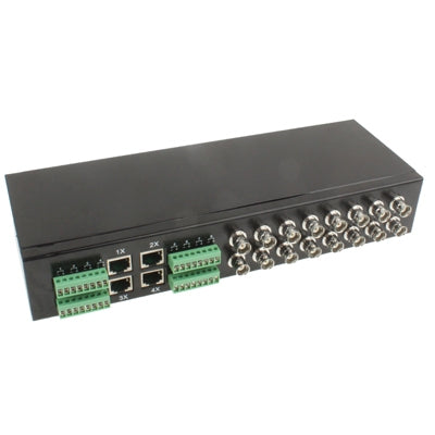 Ricetrasmettitore video UTP passivo da 16 canali con montaggio su rack per CCTV