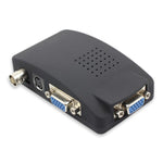 Convertitore segnale S-Video e BNC a VGA con cavi