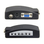 Convertitore segnale S-Video e BNC a VGA con cavi