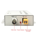 Amplificatore video via cavo coassiale con connettori BNC