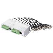 Balun video passivo 8 canali UTP, CCTV tramite doppini intrecciati, 8 CH UTP