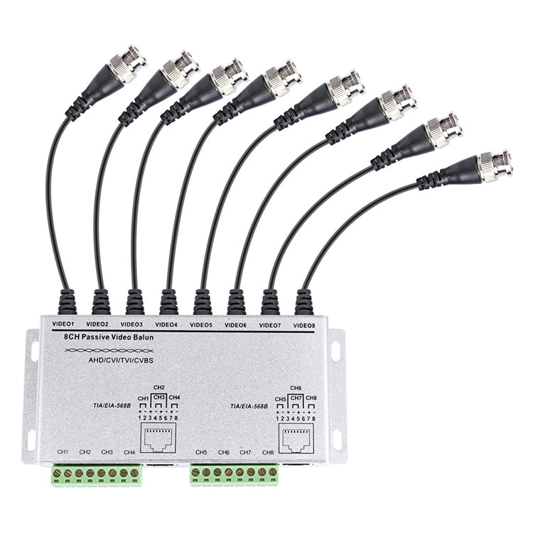 Balun video passivo 8 canali UTP per CCTV
