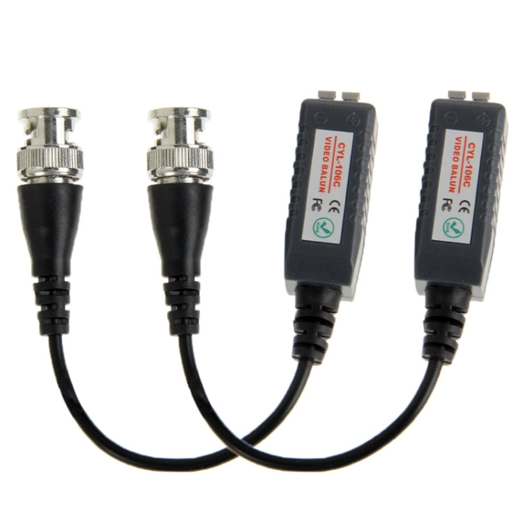 2 balun video passivi a canale singolo CYL-106C, CYL-106C