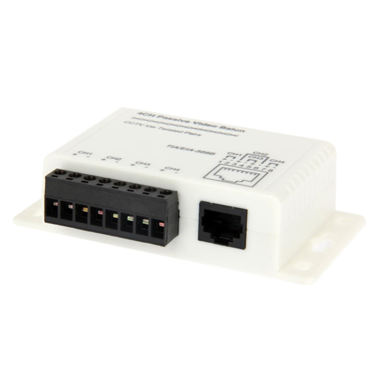 Balun video UTP passivo 4 canali per CCTV