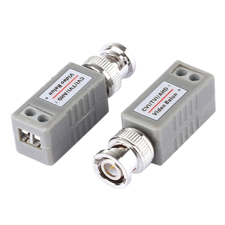 2 adattatori coassiali balun video passivi 202E-HD CVI/TVI/AHD 1CH, 202E-HD