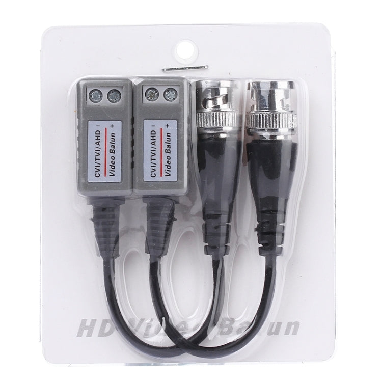 2 PCS HD 202P Coassiale CVI/TVI/AHD 1CH Ricetrasmettitore video balun passivo, 202P