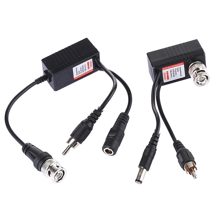 Ricetrasmettitore balun di alimentazione audio video CVI/TVI/AHD coassiale da 2 PC HD 213B-C, 213B-C