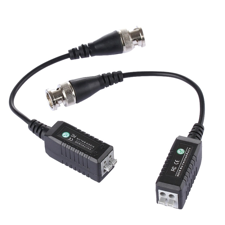 2 PCS HD 302B Coassiale CVI/TVI/AHD 1CH Ricetrasmettitore video balun passivo, 302B