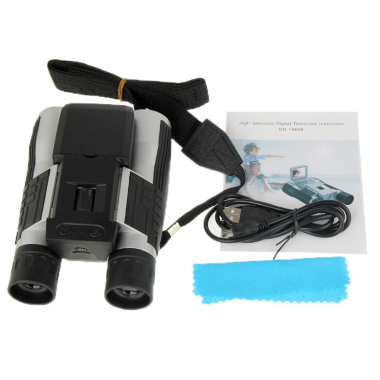 Fotocamera digitale binoculare con telescopio zoom 12 x 32 LCD TFT da 2,0 pollici, 12X32 2.0 inch LCD