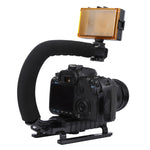 Maniglia del supporto di montaggio a forma di C per DSLR / videocamera DV