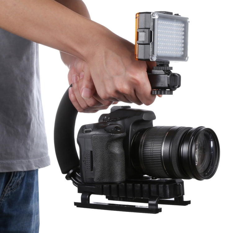 Maniglia del supporto di montaggio a forma di C per DSLR / videocamera DV