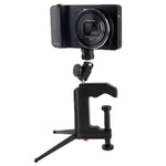 Treppiede pieghevole portatile multifunzione con morsetto per fotocamera digitale Mini Card