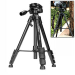 Treppiede per fotocamera YUNTENG con testa di smorzamento tridimensionale (VCT-690RM)