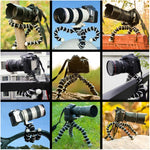 Treppiede per fotocamera digitale con impugnatura flessibile (carico: 3 kg), Large