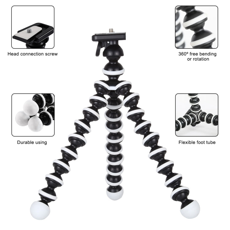 Supporto per treppiede per fotocamera digitale con impugnatura flessibile, carico: 2 kg, Medium