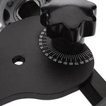 DEBO Carrello per fotocamera di prima generazione / Carrello da pavimento Video Slider Track Dolly Car per fotocamera DSLR / videocamere, Black
